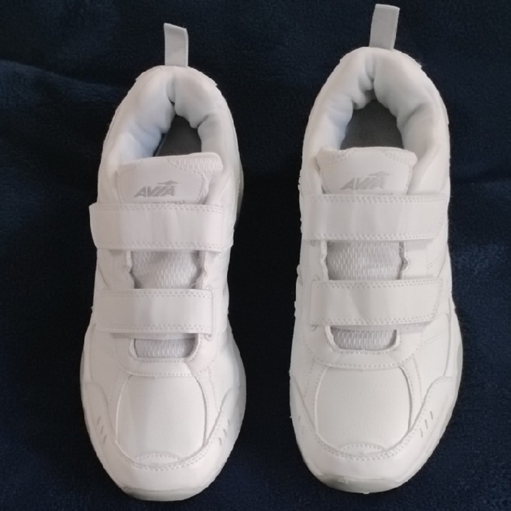 AVIA Men's White Velcro Strap Sneakers Size 12